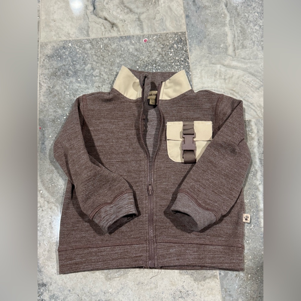 BearPaw Taupe Knit Sweater